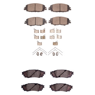R1 Concepts® - Ceramic Front and Rear Brake Pad Set