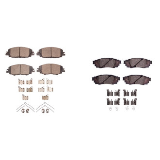 R1 Concepts® - Ceramic Front and Rear Brake Pad Set