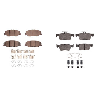 R1 Concepts® - Ceramic Front and Rear Brake Pad Set