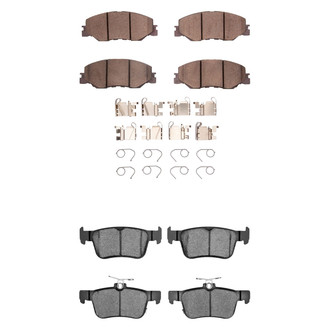 R1 Concepts® - Ceramic Front and Rear Brake Pad Set