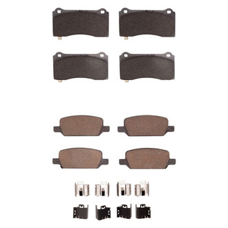 R1 Concepts® - Ceramic Front and Rear Brake Pad Set