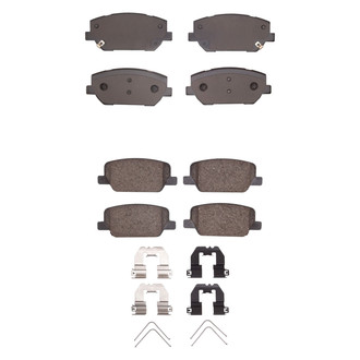 R1 Concepts® - Ceramic Front and Rear Brake Pad Set