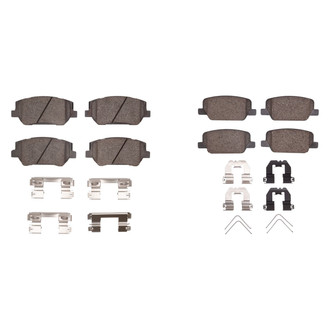 R1 Concepts® - Ceramic Front and Rear Brake Pad Set