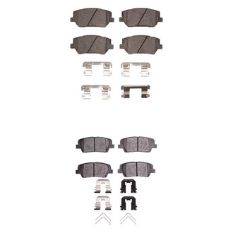 R1 Concepts® - Ceramic Front and Rear Brake Pad Set