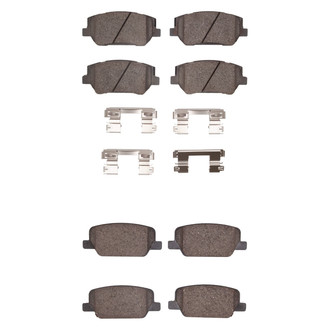 R1 Concepts® - Ceramic Front and Rear Brake Pad Set