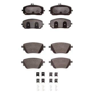 R1 Concepts® - Ceramic Front and Rear Brake Pad Set