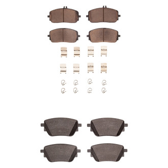 R1 Concepts® - Ceramic Front and Rear Brake Pad Set