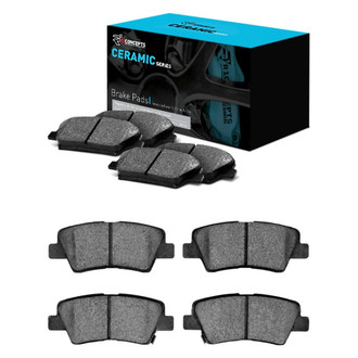 R1 Concepts® - Ceramic Front and Rear Brake Pad Set