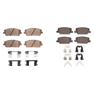 R1 Concepts® - Ceramic Front and Rear Brake Pad Set