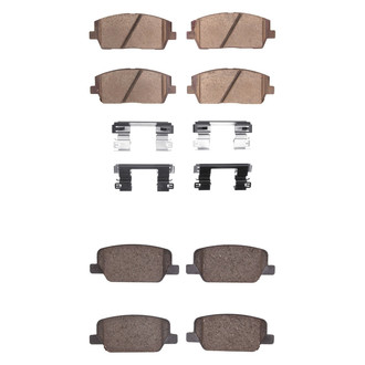 R1 Concepts® - Ceramic Front and Rear Brake Pad Set