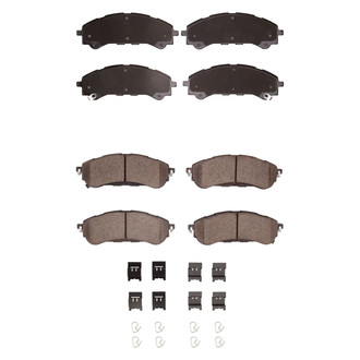 R1 Concepts® - Ceramic Front and Rear Brake Pad Set