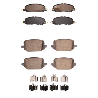R1 Concepts® - Ceramic Front and Rear Brake Pad Set