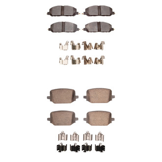 R1 Concepts® - Ceramic Front and Rear Brake Pad Set