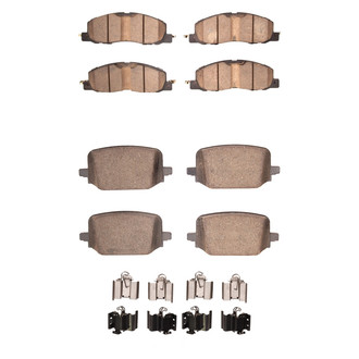 R1 Concepts® - Ceramic Front and Rear Brake Pad Set