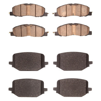 R1 Concepts® - Ceramic Front and Rear Brake Pad Set