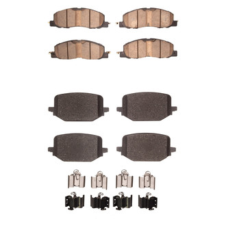 R1 Concepts® - Ceramic Front and Rear Brake Pad Set