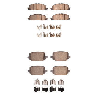 R1 Concepts® - Ceramic Front and Rear Brake Pad Set