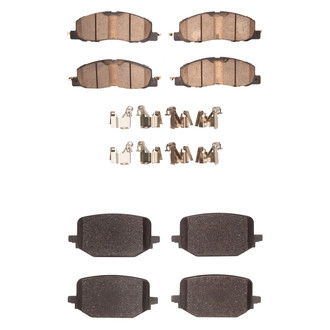 R1 Concepts® - Ceramic Front and Rear Brake Pad Set