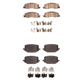 R1 Concepts® - Ceramic Front and Rear Brake Pad Set