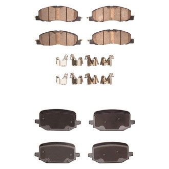 R1 Concepts® - Ceramic Front and Rear Brake Pad Set
