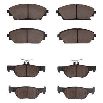 R1 Concepts® - Ceramic Front and Rear Brake Pad Set