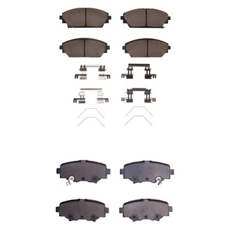 R1 Concepts® - Ceramic Front and Rear Brake Pad Set