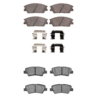 R1 Concepts® - Ceramic Front and Rear Brake Pad Set