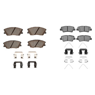 R1 Concepts® - Ceramic Front and Rear Brake Pad Set
