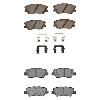 R1 Concepts® - Ceramic Front and Rear Brake Pad Set