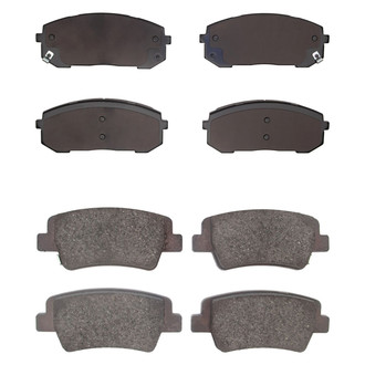 R1 Concepts® - Ceramic Front and Rear Brake Pad Set