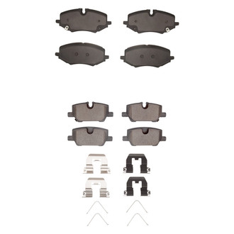 R1 Concepts® - Ceramic Front and Rear Brake Pad Set