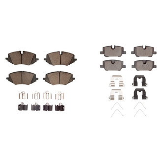 R1 Concepts® - Ceramic Front and Rear Brake Pad Set
