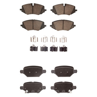 R1 Concepts® - Ceramic Front and Rear Brake Pad Set