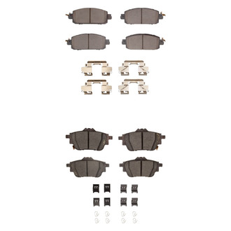 R1 Concepts® - Ceramic Front and Rear Brake Pad Set