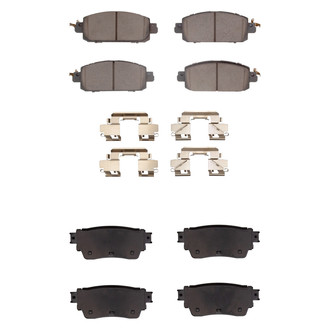 R1 Concepts® - Ceramic Front and Rear Brake Pad Set