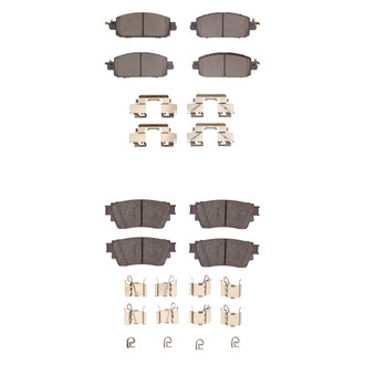 R1 Concepts® - Ceramic Front and Rear Brake Pad Set