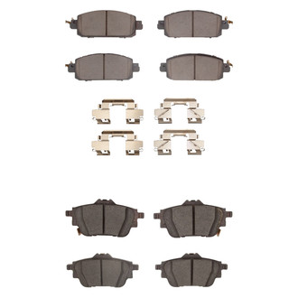 R1 Concepts® - Ceramic Front and Rear Brake Pad Set