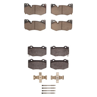 R1 Concepts® - Ceramic Front and Rear Brake Pad Set