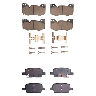 R1 Concepts® - Ceramic Front and Rear Brake Pad Set