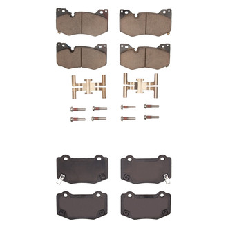 R1 Concepts® - Ceramic Front and Rear Brake Pad Set