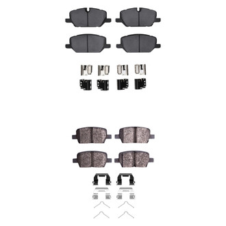 R1 Concepts® - Ceramic Front and Rear Brake Pad Set