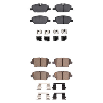 R1 Concepts® - Ceramic Front and Rear Brake Pad Set
