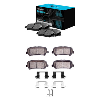 R1 Concepts® - Ceramic Front and Rear Brake Pad Set