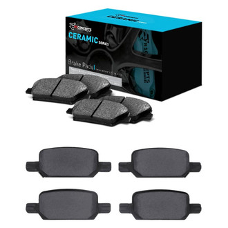 R1 Concepts® - Ceramic Front and Rear Brake Pad Set