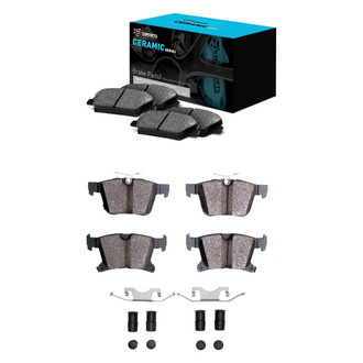 R1 Concepts® - Ceramic Front and Rear Brake Pad Set