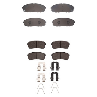 R1 Concepts® - Ceramic Front and Rear Brake Pad Set