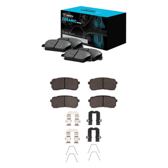 R1 Concepts® - Ceramic Front and Rear Brake Pad Set