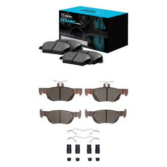 R1 Concepts® - Ceramic Front and Rear Brake Pad Set