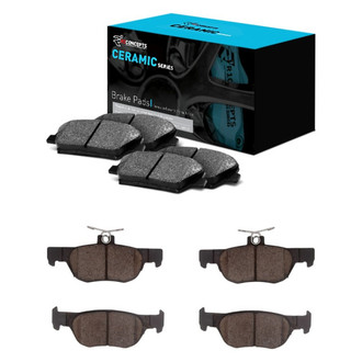 R1 Concepts® - Ceramic Front and Rear Brake Pad Set