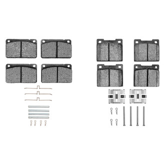 R1 Concepts® - Semi-Metallic Semi-Metallic Front and Rear Brake Pad Set